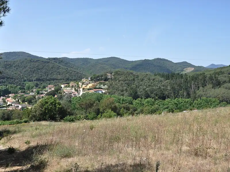 Valle de Sant Iscle de Vallalta con el Montnegre